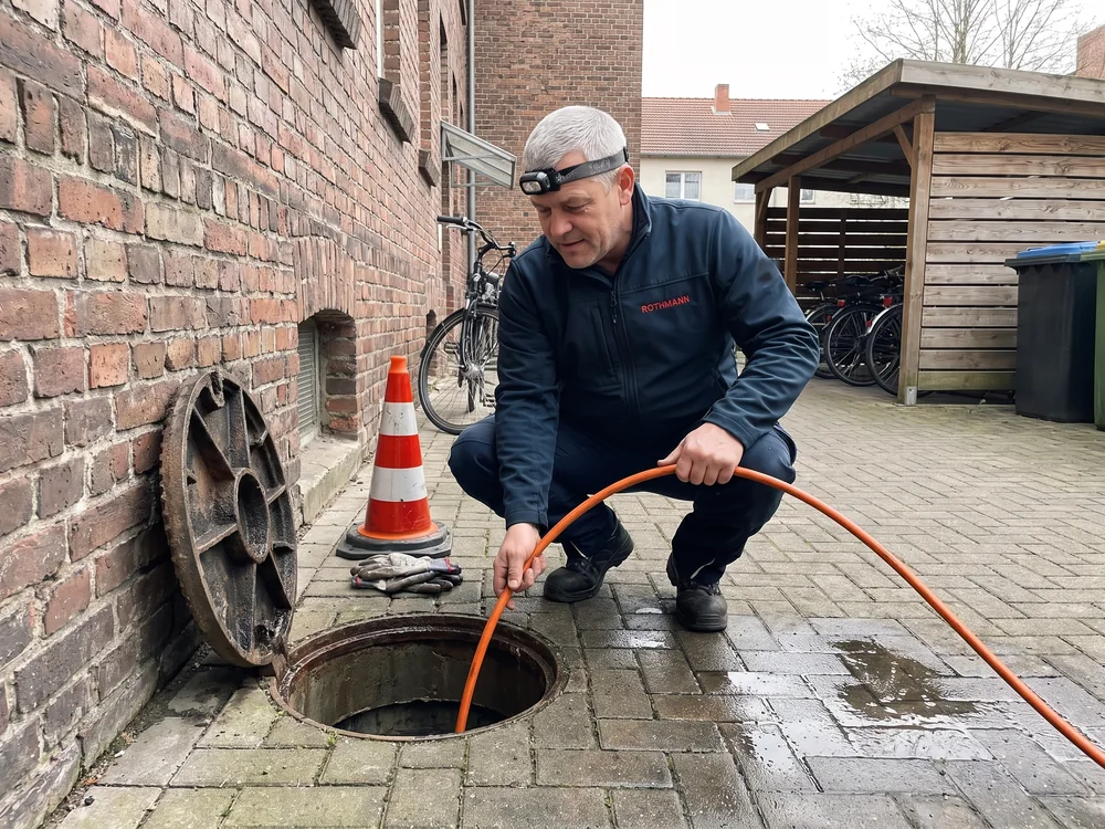 Dirk Rothmann bei der Arbeit